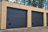 Garagem de madeira pré-fabricada para 3 carros SILVIA TRIO F (34 mm + revestimento), 9x6 m, 54 m² customer 1