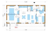 Casa pré-fabricada para habitação KAYA 3 PV (Isolamento térmico PLUS, 44 mm + revestimento), 70 m² specification 1