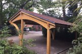 Telheiro para 2 carros em madeira CORA DUO, 5.9x5.9 m, 35 m² customer 1