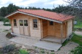 Casa de madeira para jardim CLARA (66 mm), 7x4 m, 28 m² customer 2