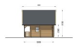 Casa de madeira pré-fabricada LIVINGTON S (44 mm), 50 m² specification 6