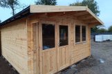 Abrigo de jardim em madeira LILLE (34 mm), 5x5 m, 25 m² customer 3