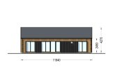 Casa de madeira pré-fabricada ADALINE (Isolamento térmico, 34 mm + revestimento), 50 m² specification 2