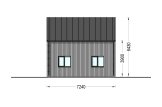 Casa de madeira para habitação ALINA RV (Isolamento térmico PLUS, 44 mm + revestimento), 46 m² specification 6