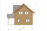 Casa de madeira pré-fabricada VERA S (44 mm + revestimento), 126 m² specification 6