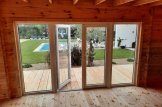 Casa de madeira para jardim PREMIUM (Isolamento térmico PLUS, 34 mm + revestimento), 7x4 m, 28 m² customer 3