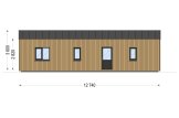 Casa de madeira para habitação NICOLE RV (Isolamento térmico PLUS, 44 mm + revestimento), 67 m² specification 4