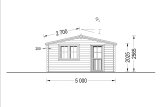 Abrigo de jardim em madeira DREUX S (34 mm), 5x4 m, 20 m² specification 2