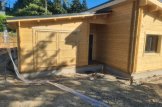 Casa de madeira pré-fabricada BERTA F com telhado plano (Isolamento térmico PLUS, 44+44 mm), 72 m² com terraço de 18 m² e garagem de 20 m² customer 3
