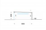 Garagem de madeira pré-fabricada para 1 carro SILVIA F (34 mm + revestimento), 4x6 m, 24 m² specification 6