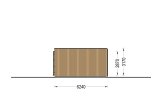 Casa de madeira para habitação BELLA 3 RV (Isolamento térmico PLUS, 44 mm + revestimento), 75 m² specification 3