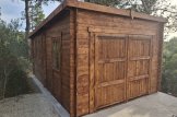 Garagem de madeira pré-fabricada para 1 carro MODERN (34 mm), 3.6x5.4 m, 20 m² customer 1
