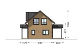 Casa de madeira para habitação VERA RV (Isolamento térmico PLUS, 44 mm + revestimento), 127 m² specification 6