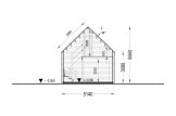 Casa de madeira pré-fabricada ALINA (34 mm + revestimento), 46 m² specification 7