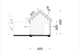 Casa de madeira ADALINE S (44 mm), 45 m² specification 6