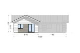 Casa pré-fabricada para habitação PAULA PV (Isolamento térmico PLUS, 44 mm + revestimento), 118 m² specification 3