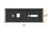 Casa de madeira para habitação LUCIA 1 RV (Isolamento térmico PLUS, 44 mm + revestimento), 57 m² specification 4