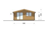 Abrigo de jardim em madeira WISSOUS (44 mm), 5x4 m, 20 m² specification 2