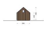Casa pré-fabricada para habitação MILANA PV (Isolamento térmico PLUS, 44 mm + revestimento), 41 m² specification 5