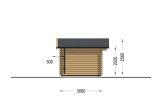 Abrigo de jardim em madeira WISSOUS (34 mm), 5x3 m, 15 m² specification 3