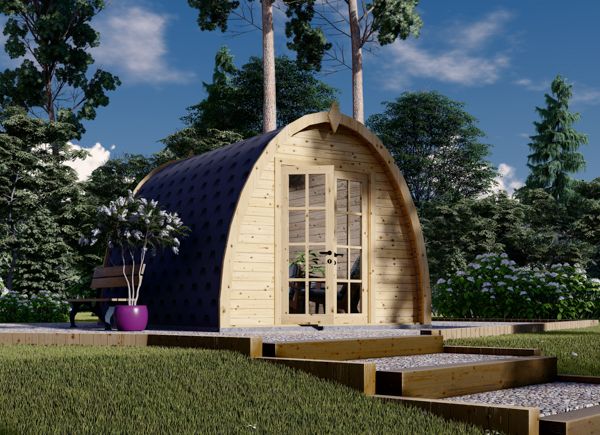 Abrigo de jardim em madeira BRETA (28 mm), 3x4 m, 12 m² avp.ui.product_images.thumbnail 1