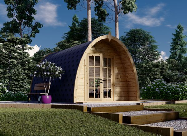 Abrigo de jardim em madeira BRETA (28 mm), 3x5 m, 15 m² avp.ui.product_images.thumbnail 1