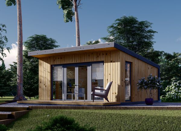 Casa de madeira para jardim EVELIN (34 mm + revestimento), 5x5 m, 25 m² avp.ui.product_images.thumbnail 1