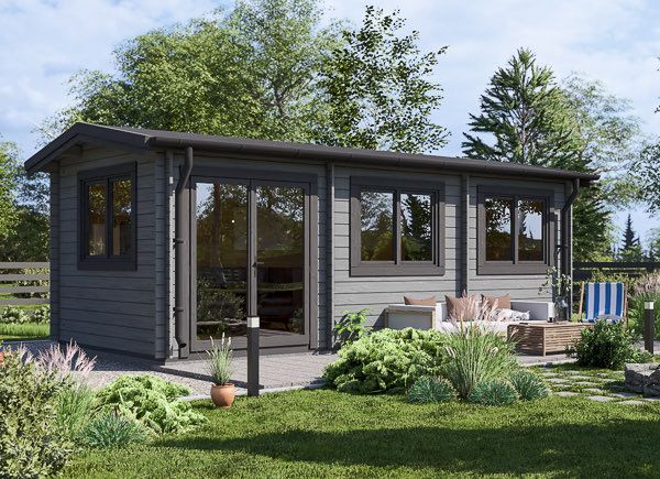 Casa de madeira para jardim ELEONORA (34 mm), 6.6x3 m, 20 m² avp.ui.product_images.thumbnail 1