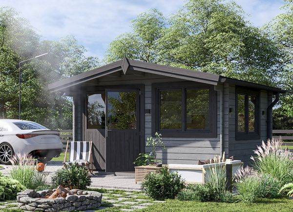 Abrigo de jardim em madeira LILLE (34 mm), 4x3 m, 12 m² avp.ui.product_images.thumbnail 1