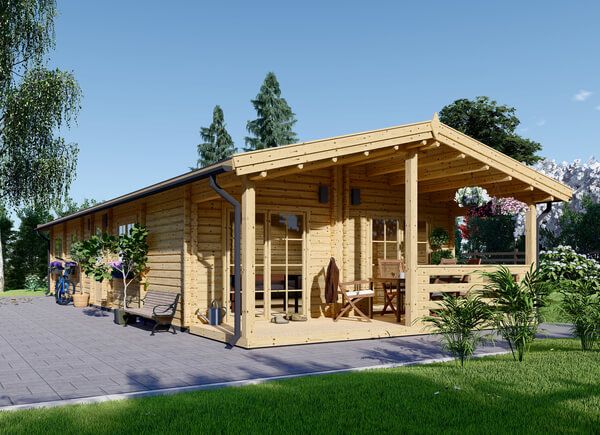 Casa de madeira pré-fabricada AVON (66 mm), 6x15 m, 90 m² avp.ui.product_images.thumbnail 1