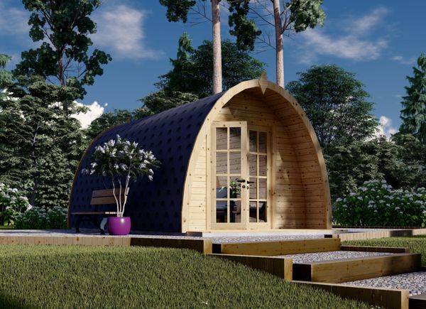 Abrigo de jardim em madeira BRETA (28 mm), 3x6 m, 18 m² avp.ui.product_images.thumbnail 1