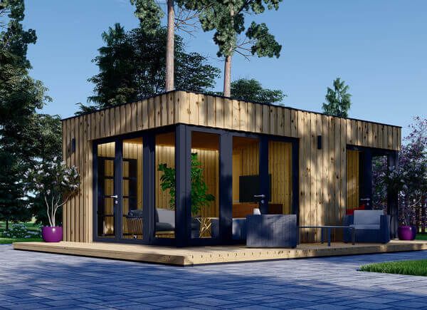 Casa de madeira pré-fabricada PREMIUM (Isolamento térmico, painéis SIP), 7.5x4 m, 30 m² avp.ui.product_images.thumbnail 1