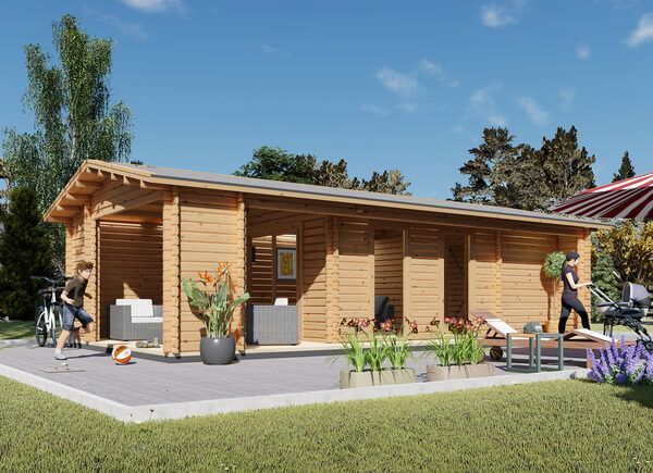 Casa de madeira pré-fabricada ANNA (44 mm), 37 m² avp.ui.product_images.thumbnail 1