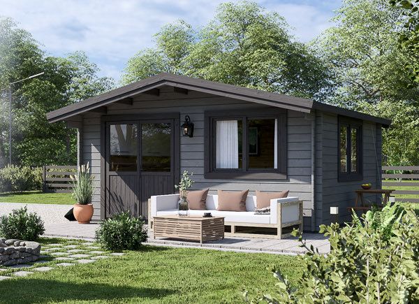 Abrigo de jardim em madeira LILLE (34 mm), 5x4 m, 20 m² avp.ui.product_images.thumbnail 1