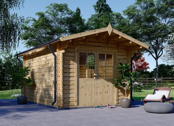 Abrigo de jardim em madeira PETER (34 mm), 3x4 m, 12 m² avp.ui.product_images.thumbnail 1
