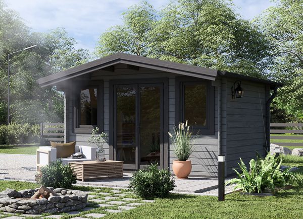 Abrigo de jardim em madeira OLYMP (44 mm), 4x3 m, 12 m² avp.ui.product_images.thumbnail 1