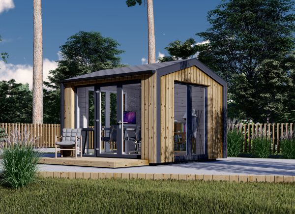 Escritório de jardim EMMY (34 mm + revestimento), 3x3 m, 9 m² avp.ui.product_images.thumbnail 1