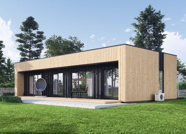 Casa de madeira para habitação KAYA 3 RV (Isolamento térmico PLUS, 44 mm + revestimento), 70 m² avp.ui.product_images.thumbnail 1