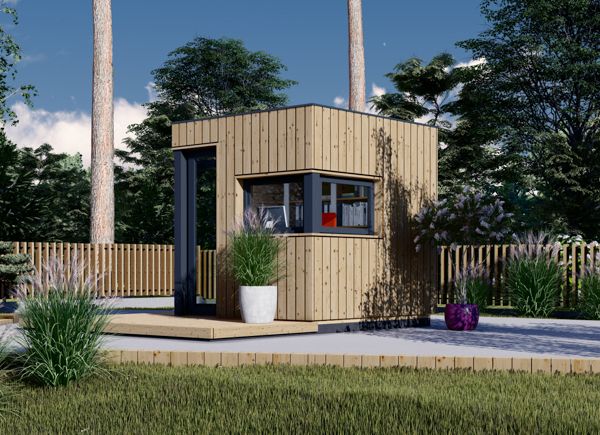 Escritório de jardim PREMIUM L (Isolamento térmico PLUS, 34 mm + revestimento), 2x2 m, 4 m² avp.ui.product_images.thumbnail 1