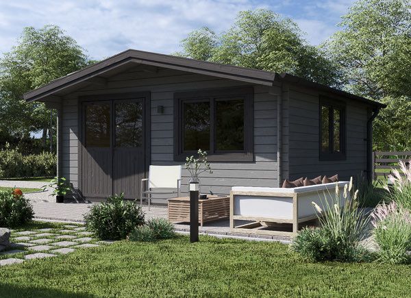 Abrigo de jardim em madeira LILLE (44 mm), 5x5 m, 25 m² avp.ui.product_images.thumbnail 1
