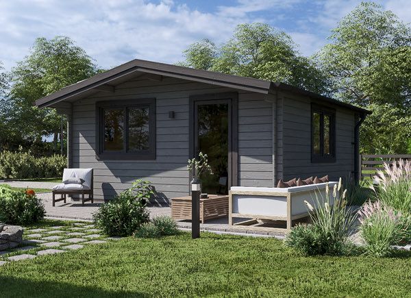 Casa de madeira para jardim DREUX (44 mm), 5x5 m, 25 m² avp.ui.product_images.thumbnail 1