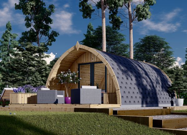 Casa de madeira para jardim BRETA (44 mm), 4x6 m, 24 m² avp.ui.product_images.thumbnail 1