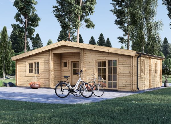 Casa de madeira pré-fabricada FILL S (34+34 mm), 60 m² avp.ui.product_images.thumbnail 1