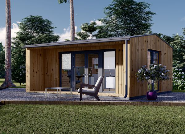 Casa de madeira para jardim TINA (34 mm + revestimento), 5.5x5 m, 22 m² avp.ui.product_images.thumbnail 1