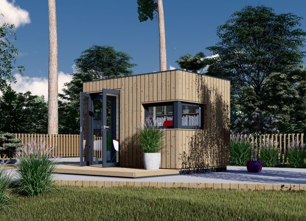Escritório de jardim PREMIUM L (Isolamento térmico PLUS, 34 mm + revestimento), 3x2 m, 6 m² avp.ui.product_images.thumbnail 1