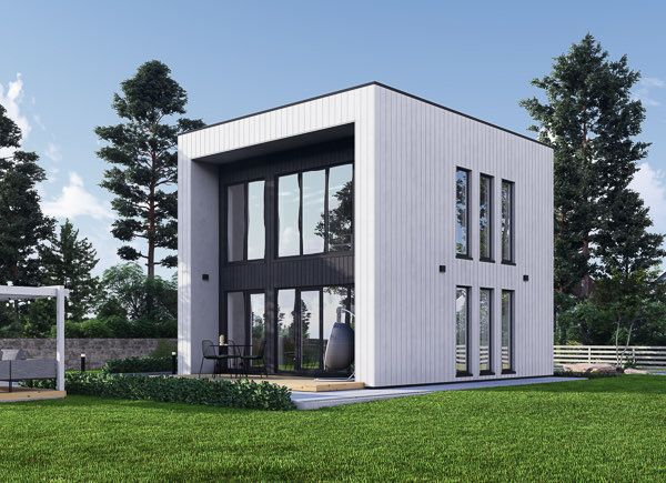 Casa pré-fabricada para habitação KAYA 4L PV (Isolamento térmico PLUS, 44 mm + revestimento), 50 m² avp.ui.product_images.thumbnail 1