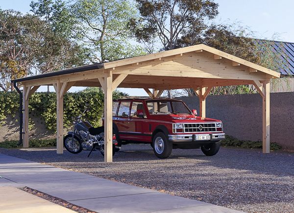 Telheiro para 1 carro em madeira CLASSIC, 5x5.7 m avp.ui.product_images.thumbnail 1
