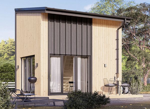 Casa de madeira para habitação SOPHIA RV (Isolamento térmico PLUS, 34 mm + revestimento), 30 m² avp.ui.product_images.thumbnail 1