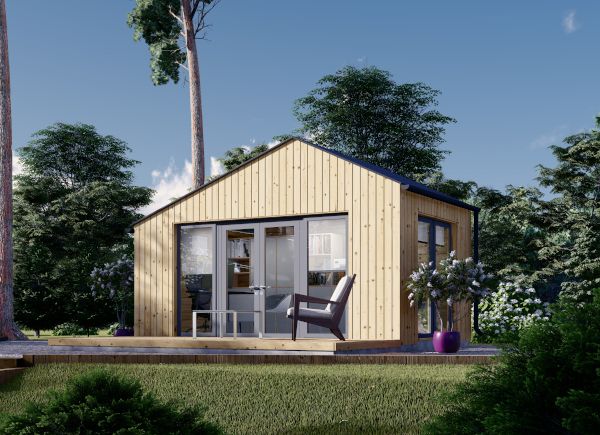 Abrigo de jardim em madeira TONIA (34 mm + revestimento), 5x3 m, 15 m² avp.ui.product_images.thumbnail 1