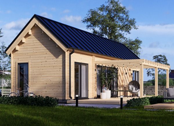 Casa de madeira ADALINE S (44 mm), 45 m² thumbnail 1